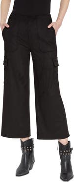 Lysse Anita Faux Suede Crop Cargo Pants