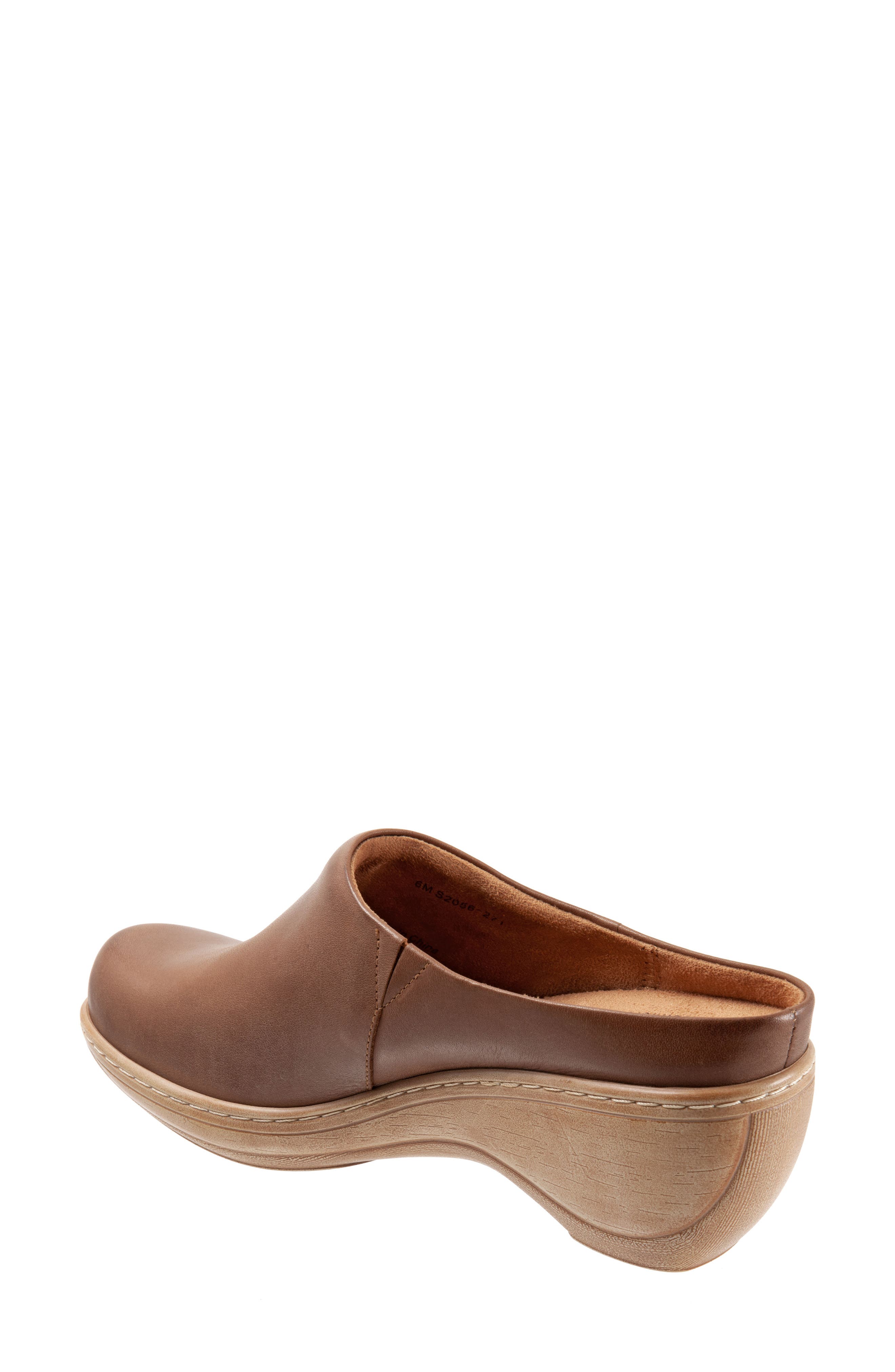 Madison Clog, Alternate, color, SADDLE LEATHER