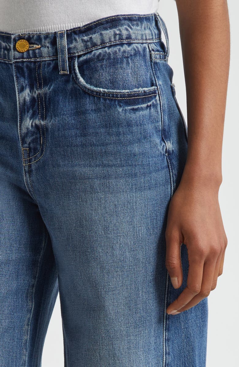 L'AGENCE Beau High Waist Wide Leg Jeans, Alternate, color, Ortega
