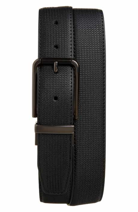 KARL LAGERFELD PARIS Textured Reversible Belt