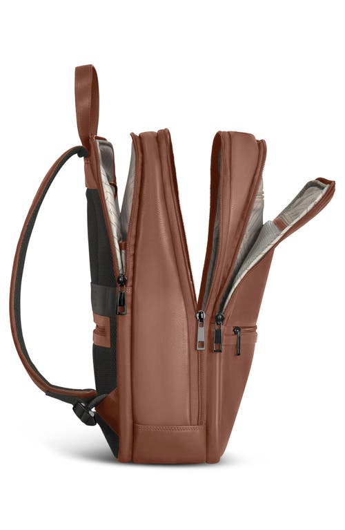 CHAMPS CHAMPS ONYX LEATHER BACKPACK 