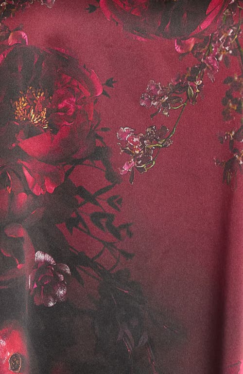 Lunya X Putnam Designs Washable Silk Short Pajamas In Burgundy