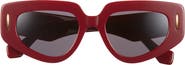 Loewe Anagram 51mm Geometric Sunglasses