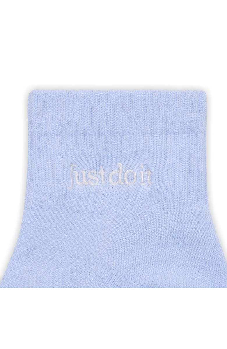 Nike 2-Pack Everyday Elevated Assorted Ankle Socks, Alternate, color, Hydrogen Blue / Sail