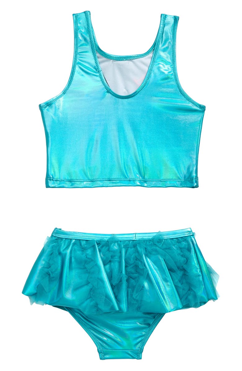 Flapdoodles Embellished Two-Piece Swimsuit, Alternate, color,