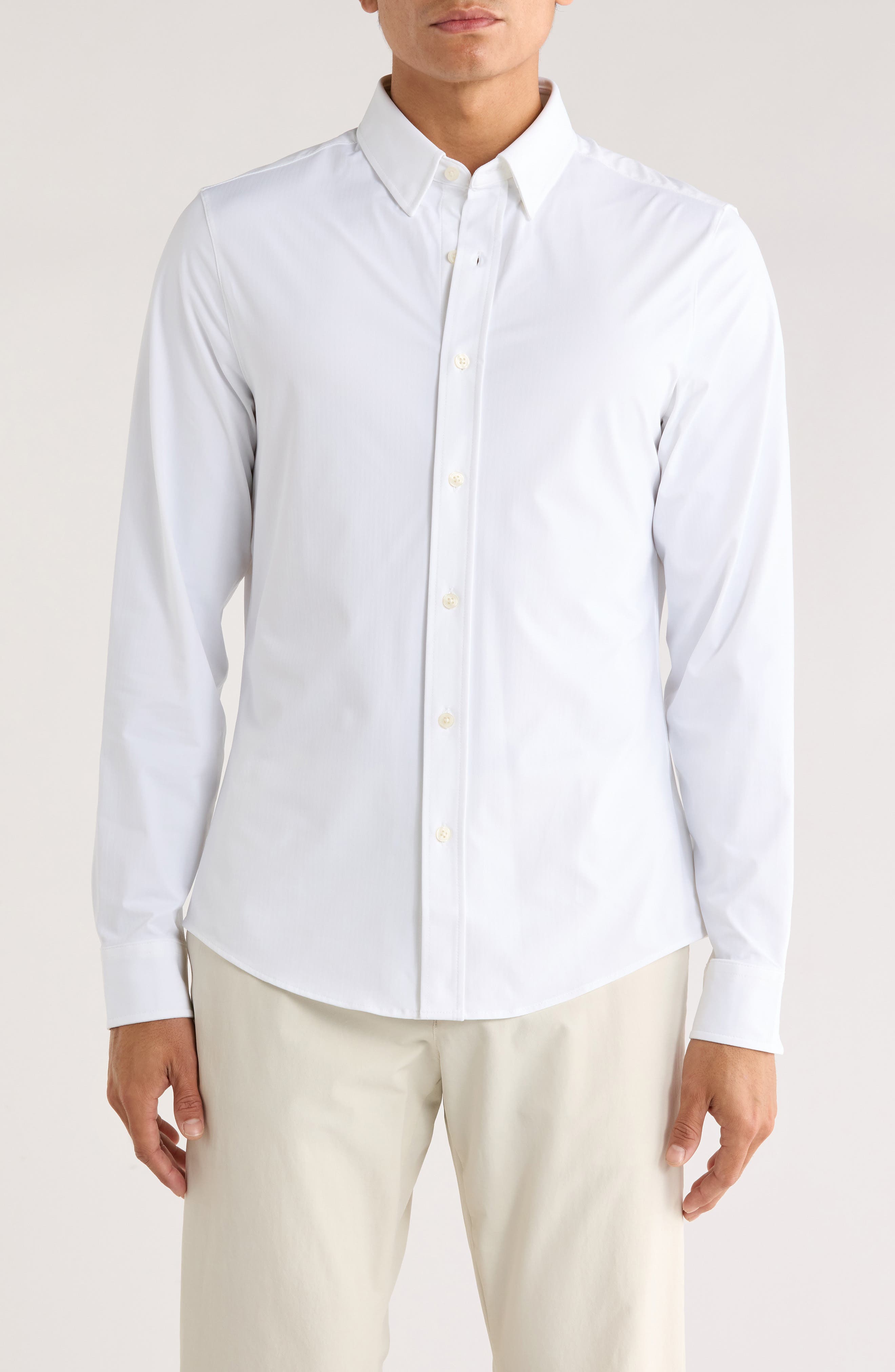 Rhone Commuter Slim Fit Button-Up Shirt