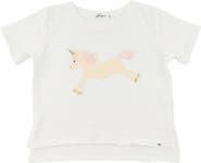 oh baby! Unicorn Raw Edge T-Shirt