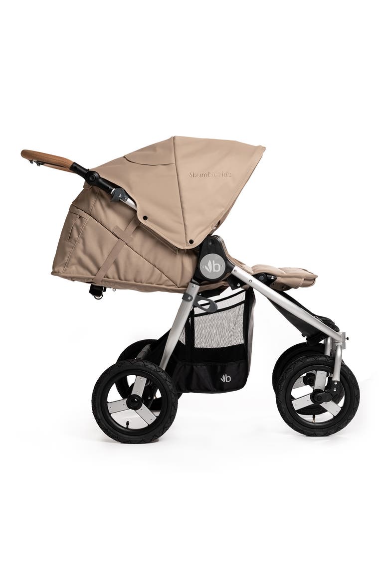 Indie Twin Double Stroller, Alternate, color, SAND BEIGE