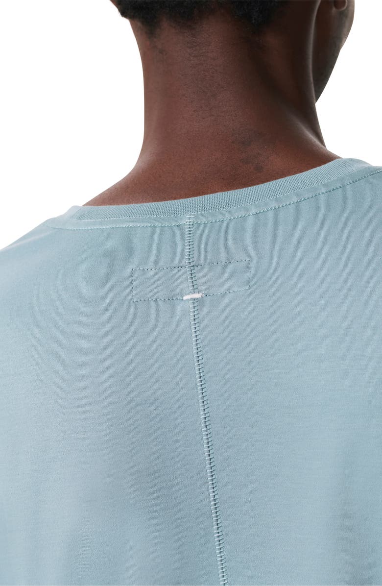 rag & bone Pure Pima T-Shirt, Alternate, color, Stoneblue
