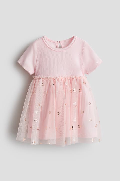 Tulle-skirt Dress
