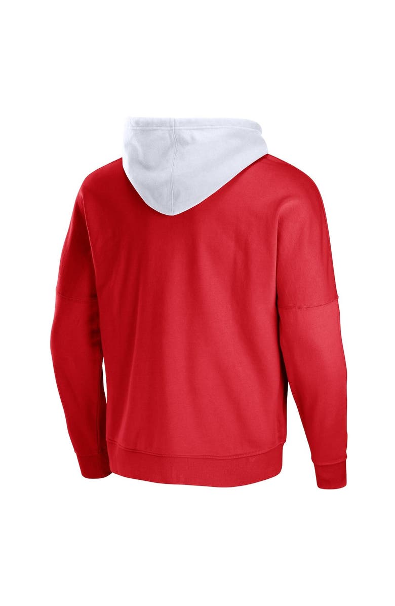 STAPLE Men's NFL x Staple Navy Houston Texans Throwback Vintage Wash Pullover Hoodie, Alternate, color, Navy