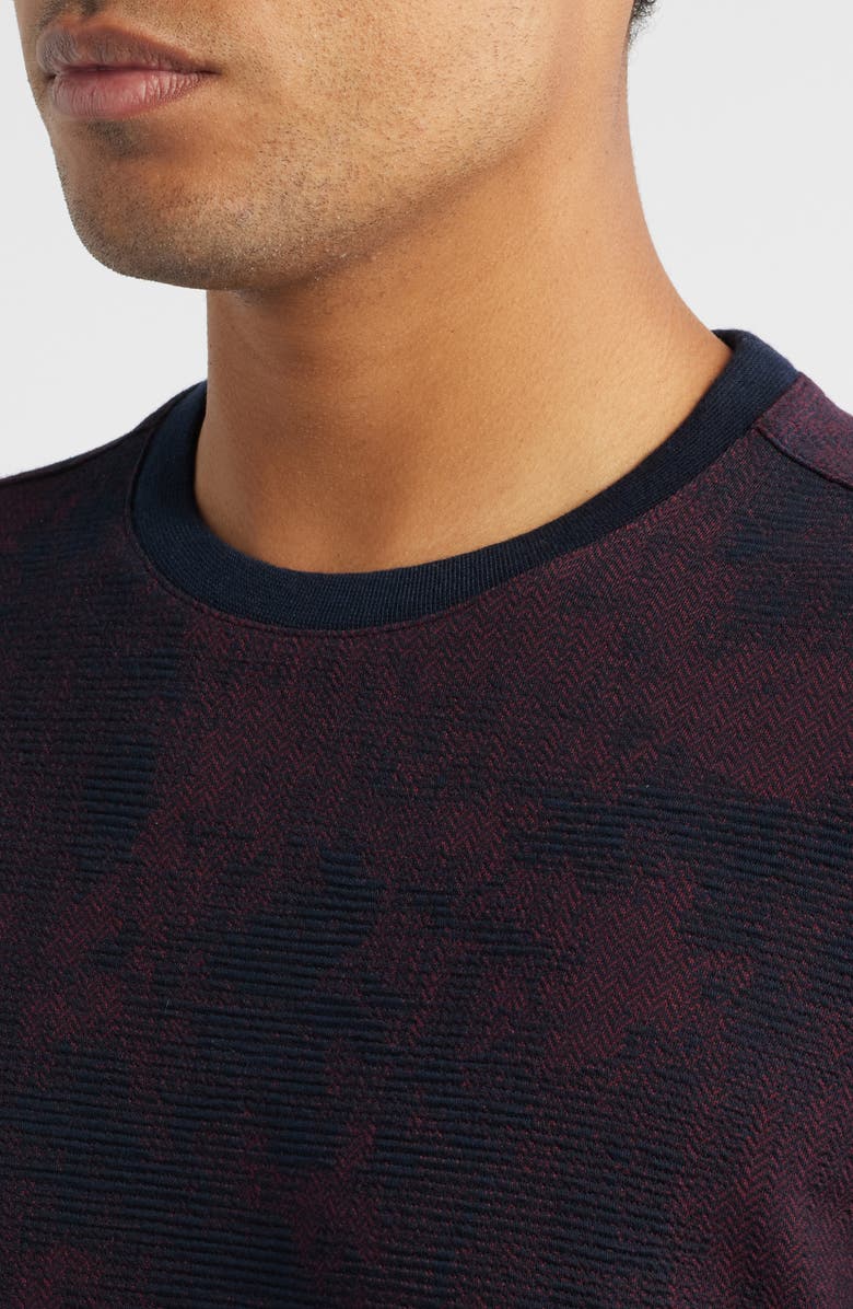 Robert Barakett Ishim Crewneck Pullover, Alternate, color, Red