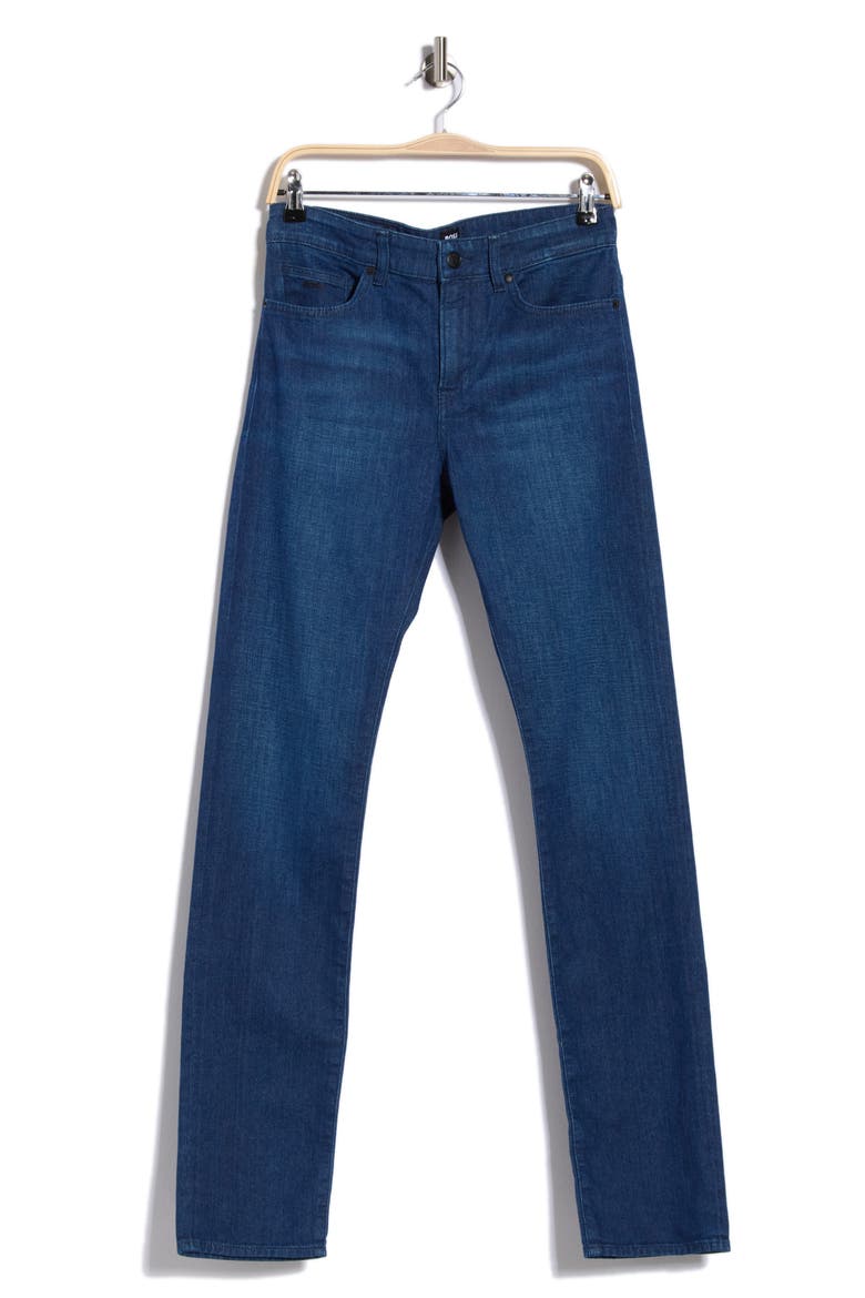 Delaware Straight Leg Jeans, Main, color, DARK BLUE