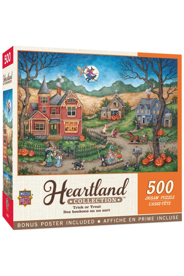 Trick or Treat 500 Piece Jigsaw Puzzle, Main, color, Multicolor