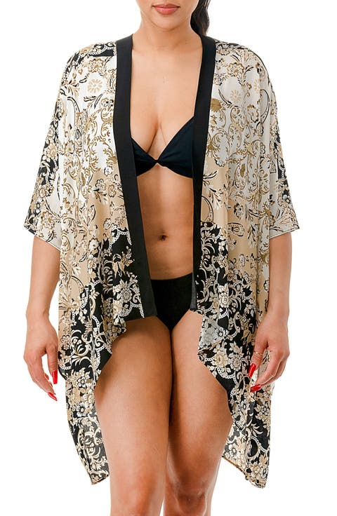 Ombre Floral Kimono