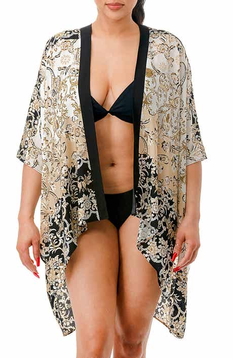 MARCUS ADLER Ombre Floral Kimono