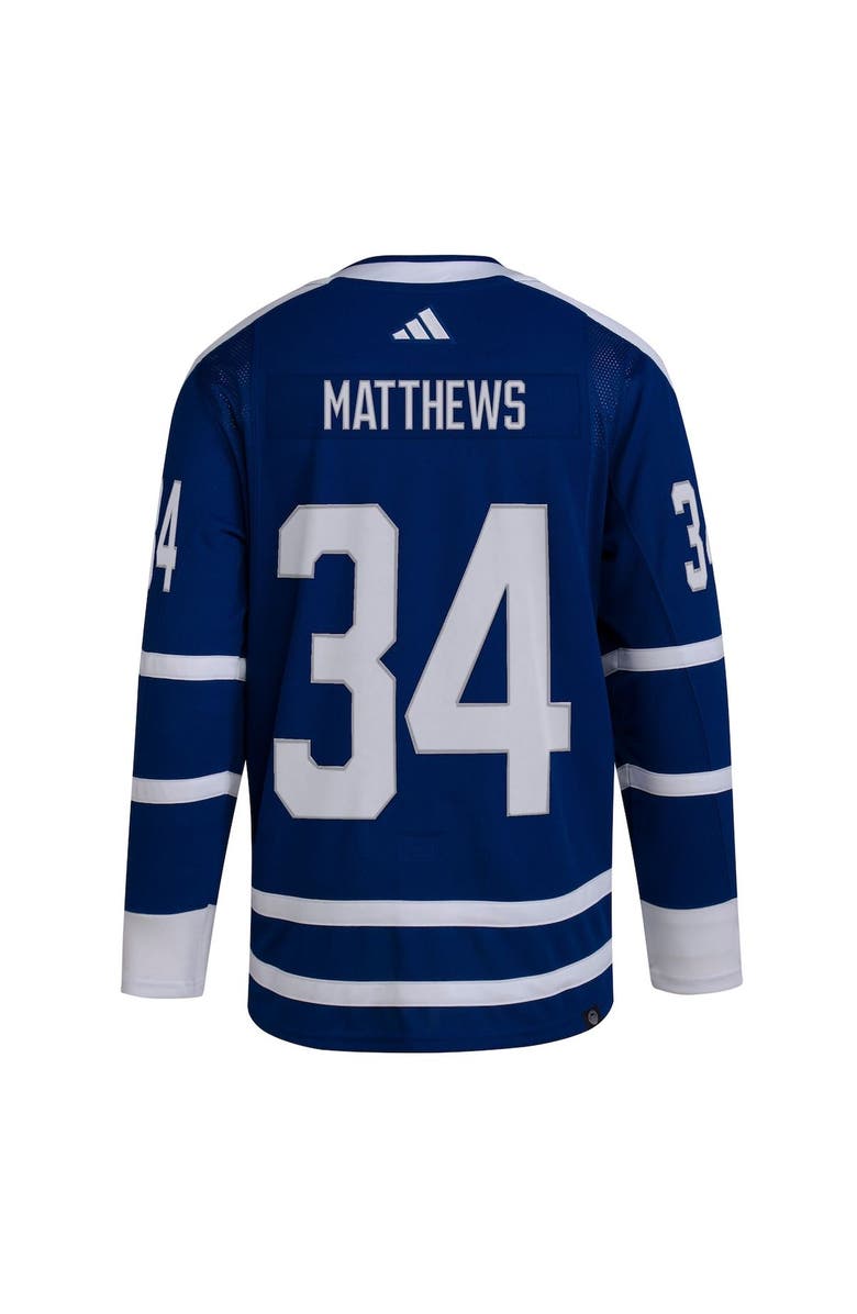adidas Men's adidas Auston Matthews Royal Toronto Maple Leafs Reverse Retro 2.0 Authentic Player Jersey, Alternate, color,