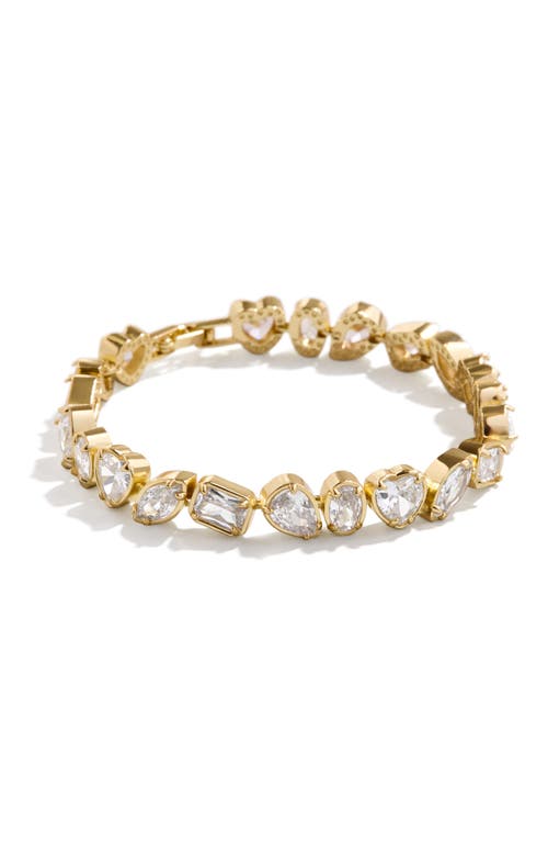 BaubleBar Eva Cubic Zirconia Bracelet in Clear 