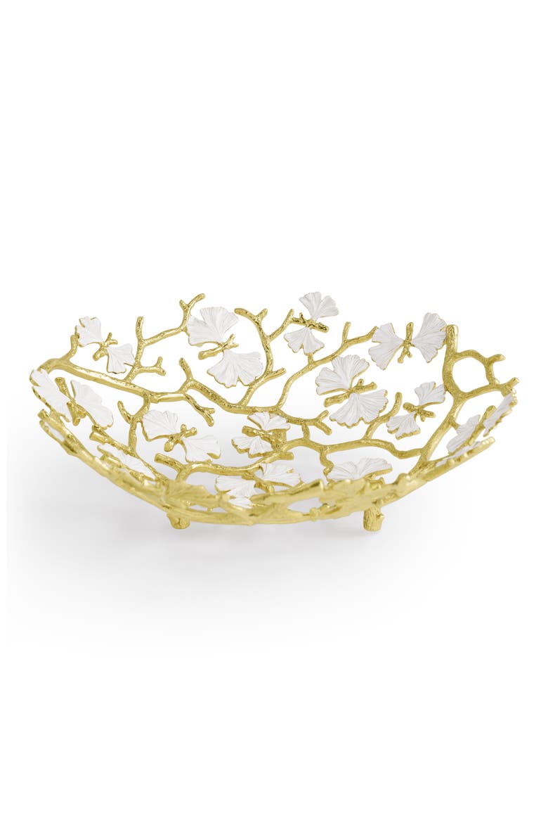 Butterfly Ginkgo Bread Basket, Alternate, color, GOLD MULTI