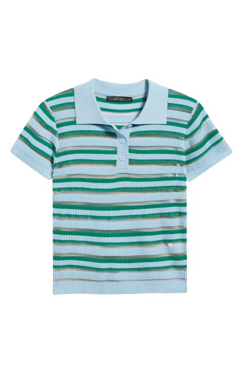 Levanzo Stripe Knit Polo