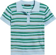 DELUC Levanzo Stripe Knit Polo
