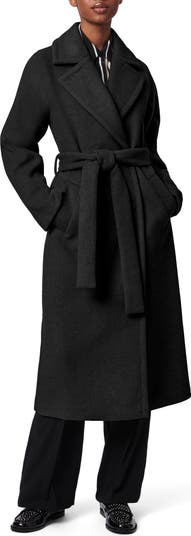 Double Breasted Belted Coat