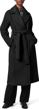 Double Breasted Belted Coat
