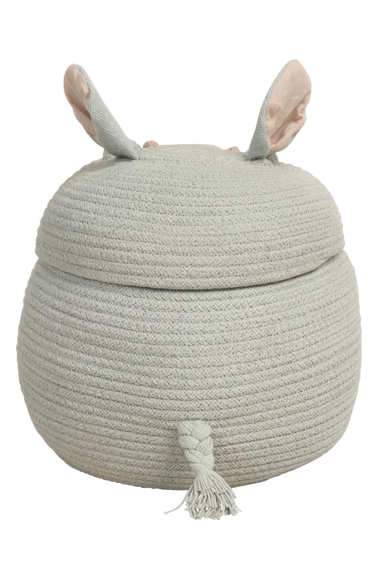 Lorena Canals Henry the Hippo Basket, Alternate, color, Blue Sage