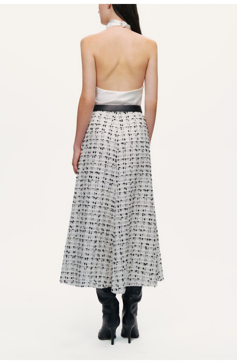 Nocturne Patterned A-Line Midi Skirt, Alternate, color, Multi-Colored