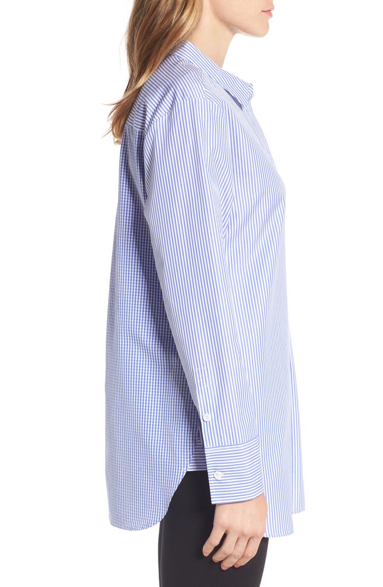 Nordstrom Signature Mixed Stripe Shirt, Alternate, color, 