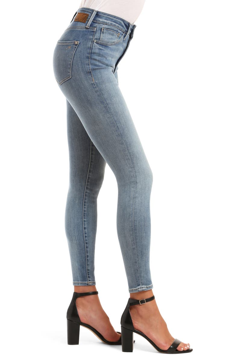 Mavi Jeans Scarlett SuperSoft High Waist Ankle Skinny Jeans, Alternate, color, 