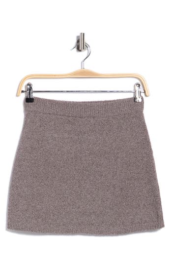 Princess Polly Ashfield Knit Miniskirt In Grey