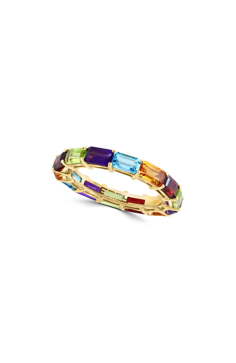EFFY 14K Yellow Gold Semiprecious Stone Eternity Ring, Main, color, Yellow Gold