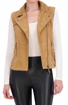 Ookie & Lala Suede Moto Vest