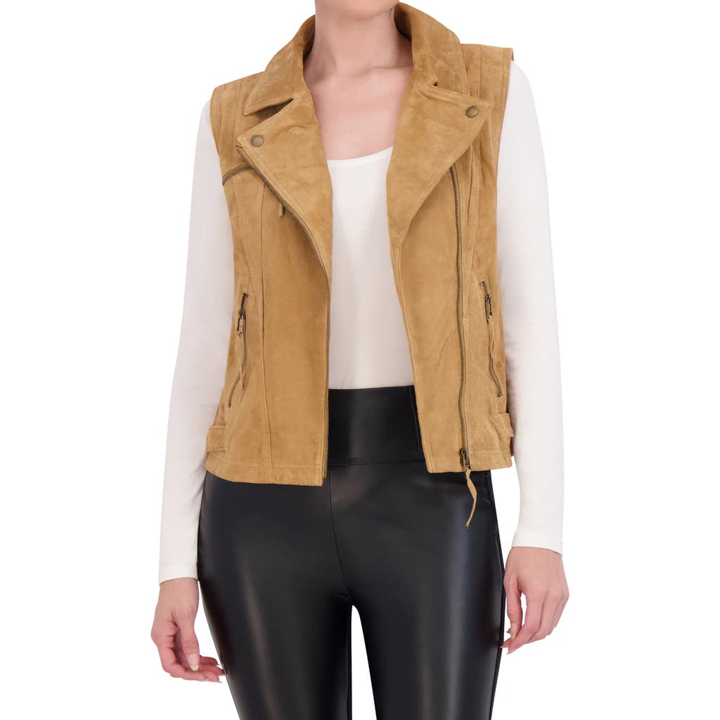 Ookie & Lala Suede Moto Vest