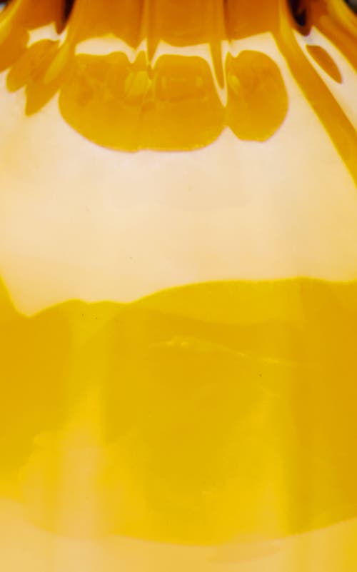 La Doublej Murano Carafe In Solid Amber