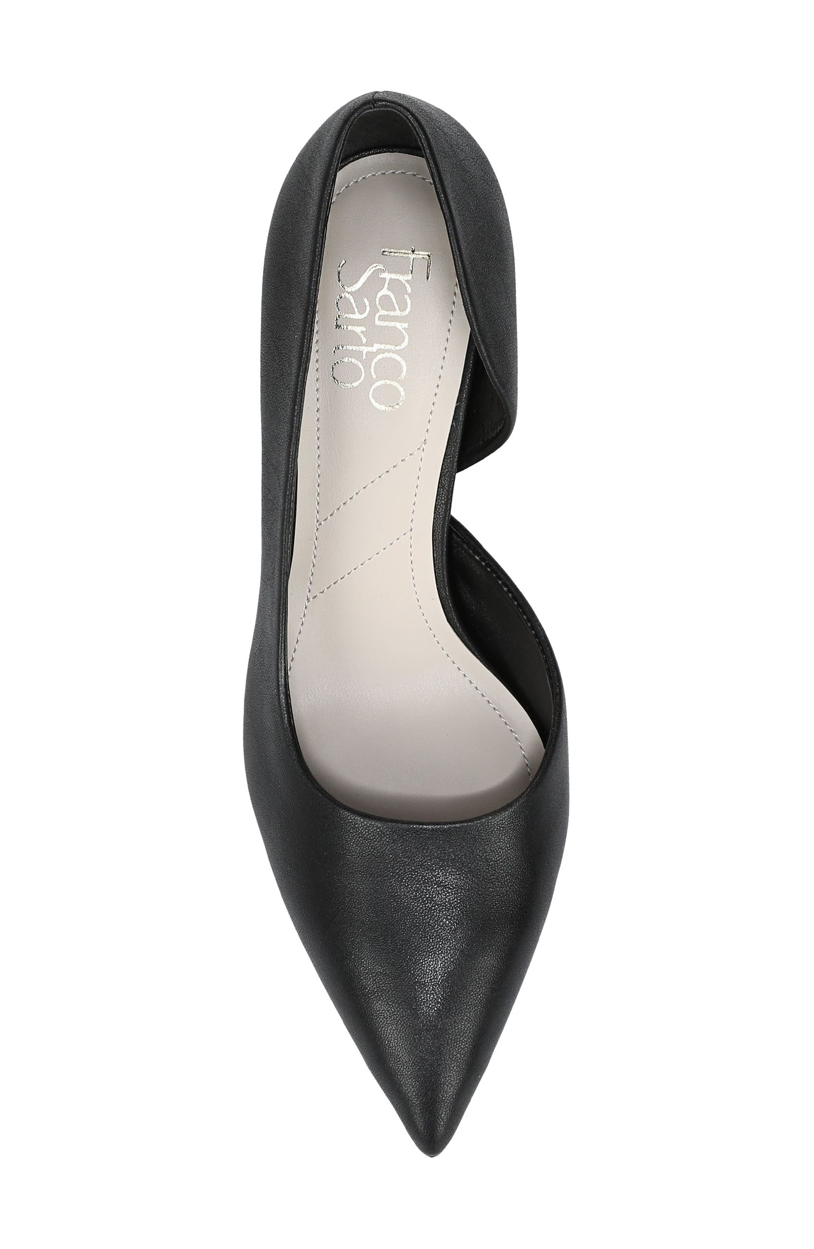 Franco Sarto Clovis Half d'Orsay Pump, Alternate, color, Black