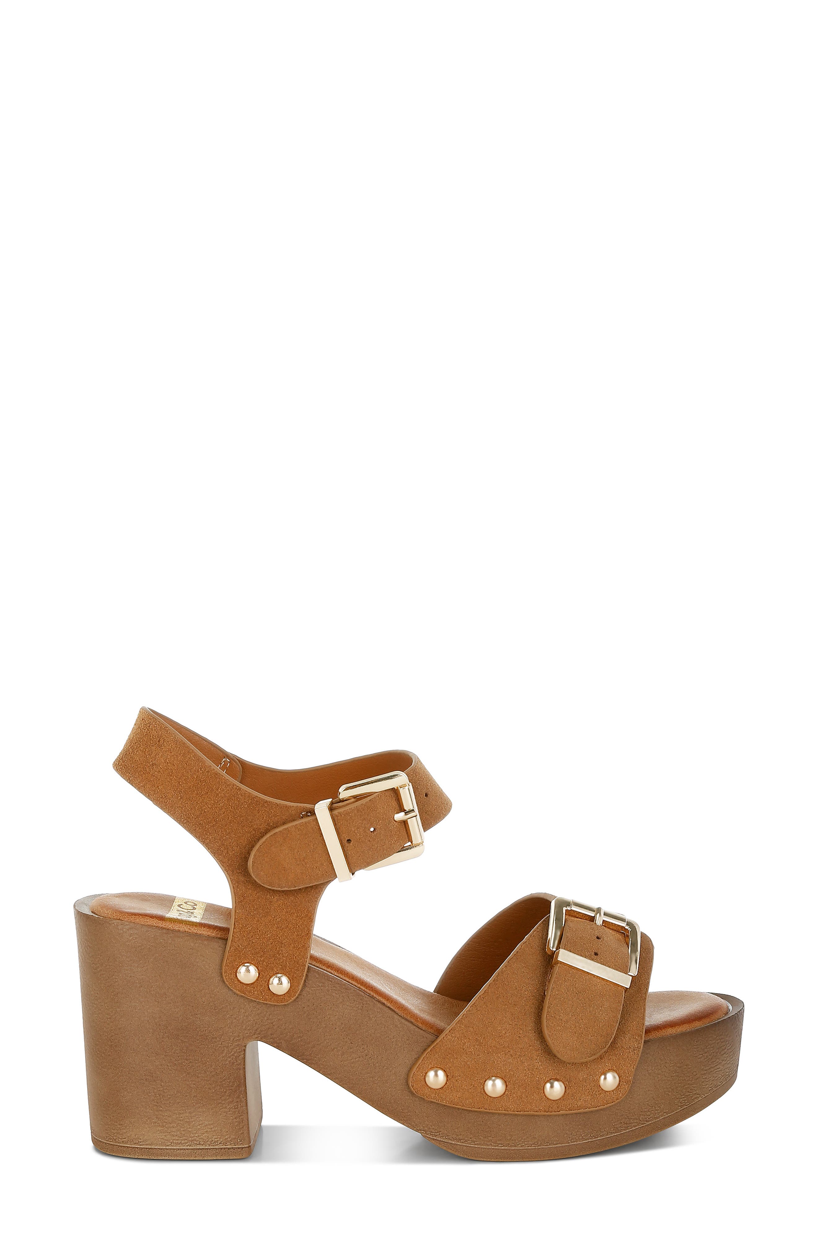 Rag & Co Lhasa Platform Sandal, Alternate, color, Tan