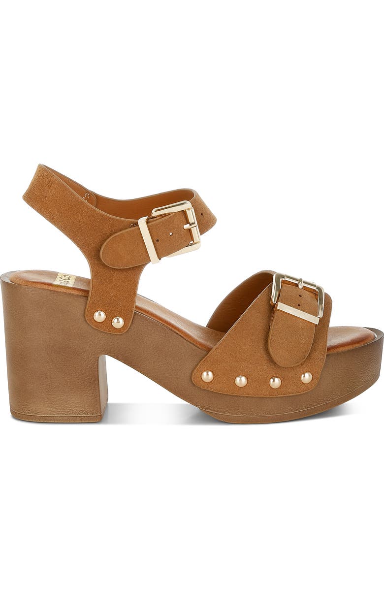 Rag & Co Lhasa Platform Sandal, Alternate, color, Tan