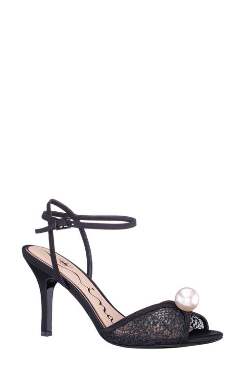 Nina Vyra Ankle Strap Sandal In Black