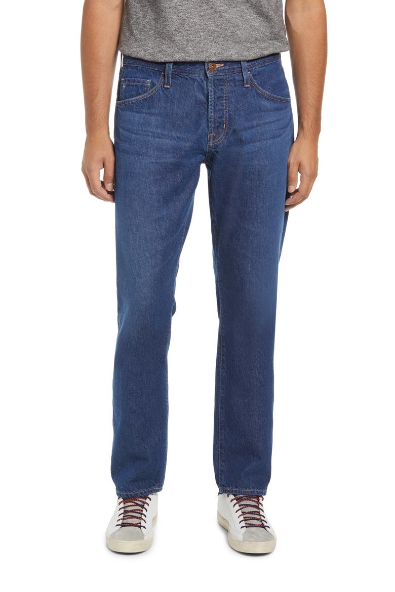 Everett Men's Slim Straight Jeans, Main, color, METROPOLITAN
