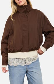 Blu Pepper Cotton Blend Windbreaker