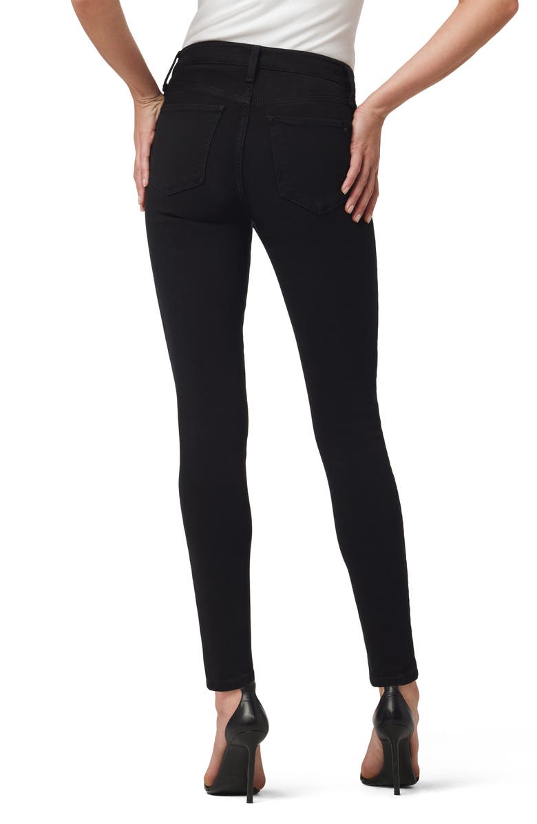 Joe's The Charlie High Waist Ankle Skinny Jeans, Alternate, color, Black
