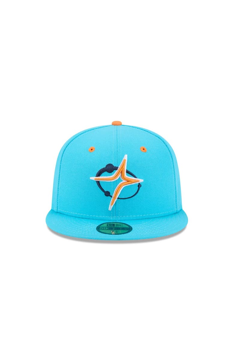 New Era Men's New Era Blue Sugar Land Space Cowboys Theme Nights 59FIFTY Fitted Hat, Alternate, color, Blue
