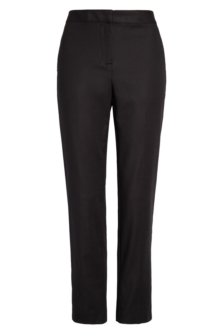 Front Zip Leggings, Main, color, RICH BLACK
