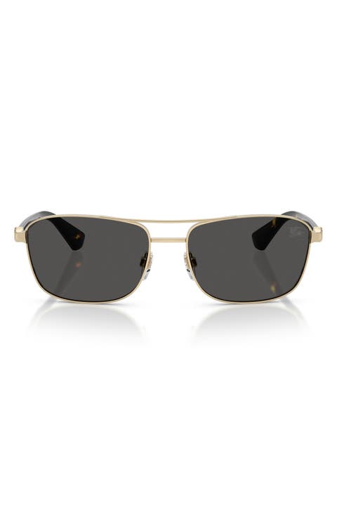 60mm Rectangular Sunglasses