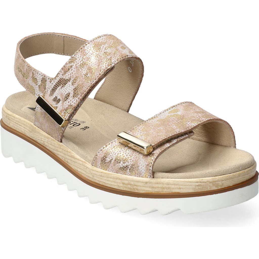 Mephisto Dominica PlatformSandal in Nude Jaguar