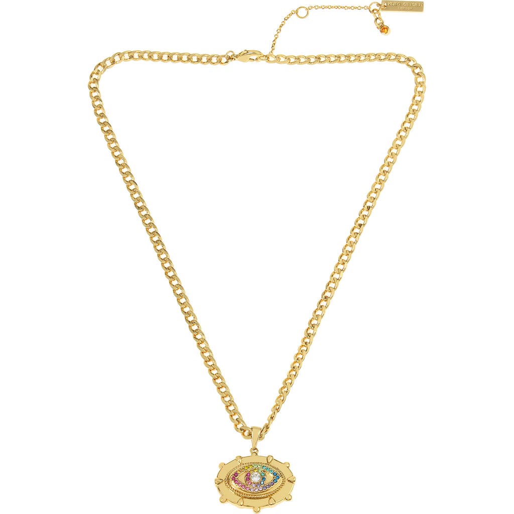 KURT GEIGER KURT GEIGER LONDON EVIL EYE PENDANT NECKLACE