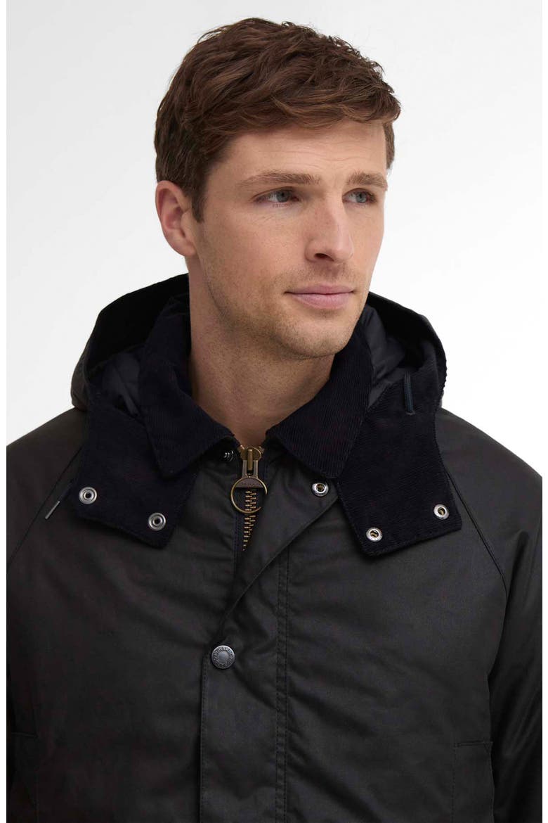 Modern Beaufort Waxed Cotton Jacket, Alternate, color, NAVY/ SHADOW CLASSIC