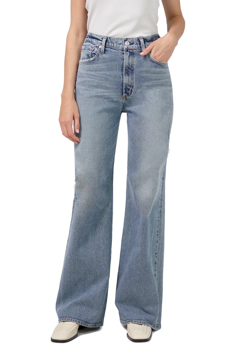 Paloma Baggy High Waist Wide Leg Jeans, Main, color, MISCHIEF
